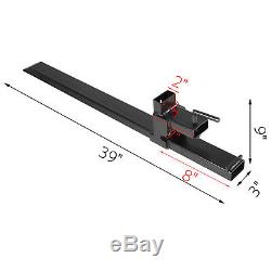 Clamp on Pallet Forks 30 1500lbs capacity Loader Bucket Skidsteer Tractor Chain