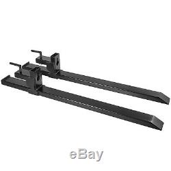 Clamp on Pallet Forks 30 1500lbs capacity Loader Bucket Skidsteer Tractor Chain