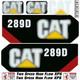 Compatible With 289d Decal Kit Skid Steer Stickers Free Shipping 3m Vynyl