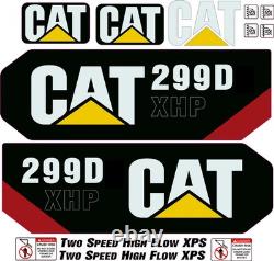 Compatible with 299D XHP Decal Kit Skid Steer Stickers FREE SHIPPING