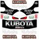 Complete Decal Kit Fits Kubota Ssv65 Skid Steer Vinyl Graphic Set Ssv-65 Us Made