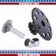 D76529 D64175 D124607 Chain Drive Sprocket Set Cluster Fit Case 1845c Skid Steer