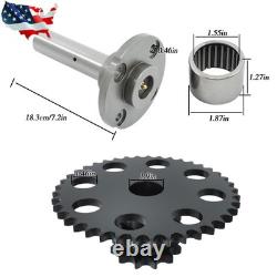 D76529 D64175 D124607 Chain Drive Sprocket Set Cluster For Case 1845C Skid Steer