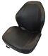 Daewo Skid Steer Black Seat With Slides 440 450 460 470 1340xl 1760xl 2060xl Ect