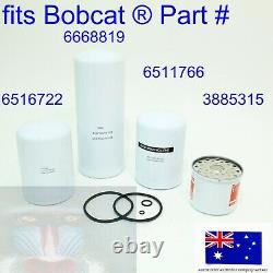 Engine Hydraulic Fuel Filter fits Bobcat 6511766 3885315 6668819 6516722 for 943