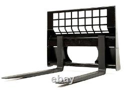 Eterra Skid Steer Pallet Forks 5500 lb. Fits Bobcat, Caterpillar & More