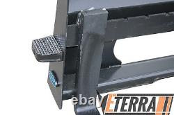 Eterra Skid Steer Pallet Forks 5500 lb. Fits Bobcat, Caterpillar & More