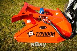Eterra Typhoon T60-30 Skid Steer Loader Brush Mower For Machines with 25-32 GPM