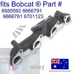 Exhaust Manifold Gasket & Bolts for Bobcat Kubota V2003 V2403 T180 T190 6685592