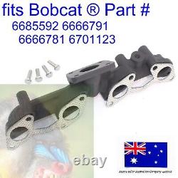 Exhaust Manifold Gasket & Bolts for Bobcat Kubota V2003 V2403 T180 T190 6685592