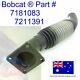 Flex Exhaust Muffler Pipe For Bobcat 7181083 7211391 Fits S510 S530