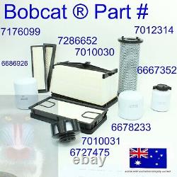 Filter Kit for Bobcat Engine Hydraulic Oil Fuel Cabin Air Cleaner A770 T770 T870