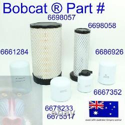 Filter Service Kit Fits Bobcat A300 T250 T300 T320 V3800 Oil Fuel Air Hydraulic