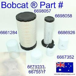 Filter Service Kit Fits Bobcat A300 T250 T300 T320 V3800 Oil Fuel Air Hydraulic