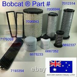 Filter Service Kit Fits Bobcat T630 T650 Cabin Engine Hydraulic Air Oil Fuel