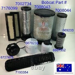 Filter Service Kit For Bobcat S630 S650 Fuel Engine Hydraulic Air Oil Cabin