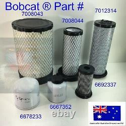 Filter Service Kit For Bobcat T630 T650 S630 S650 Oil Hydraulic Engine Fuel Air