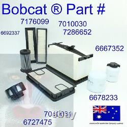 Filter Service Kit fits Bobcat Oil Air Hydraulic Vent Cap T750 T770 T870