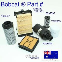 Filter Service Kit fits Bobcat S590 S595 T450 T550 T590 Oil Air Fuel Hydraulic