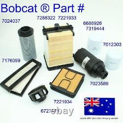 Filter Service Kit fits Bobcat T550 T590 T595 T630 T650 Oil Air Fuel Hydraulic