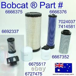 Filter Service fits Bobcat S450 S550 S570 S590 T550 T590 Oil Fuel Air Hydraulic