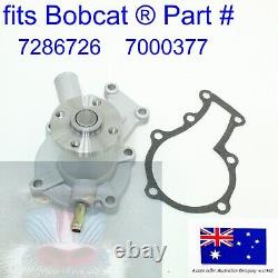 Fit Bobcat Water Pump & Gasket 7286726 Kubota D722 316 319 321 323 324 418 E08