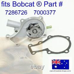 Fit Bobcat Water Pump & Gasket 7286726 Kubota D722 316 319 321 323 324 418 E08