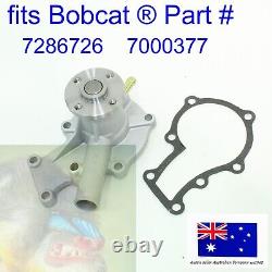 Fit Bobcat Water Pump & Gasket 7286726 Kubota D722 316 319 321 323 324 418 E08