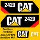 Fits 242d Caterpillar Skid Steer Replacement Decals