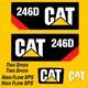 Fits 246d Caterpillar Skid Steer Replacement Decals