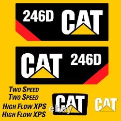 Fits 246D Caterpillar Skid Steer Replacement Decals