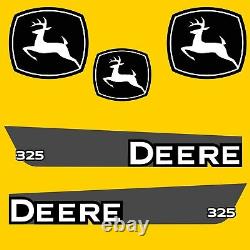 Fits 325 Deere Skid Steer Replacement Decal Sticker Outdoor Durable Laminate