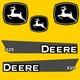 Fits 325 Deere Skid Steer Replacement Decal Sticker Outdoor Durable Laminate