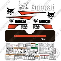 Fits Bobcat 763 Skid Steer Loader Decal Kit 7 YEAR OUTDOOR 3M VINYL