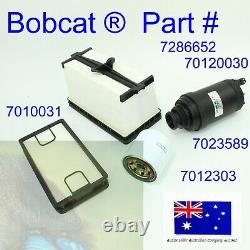Fits Bobcat Air Cleaner Engine Oil Fuel Filter V519 T740 T770 T870 Doosan Motor