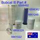 Fits Bobcat Air Cleaner Filter Hydraulic Oil In Line Engine Oil Service Kit 853