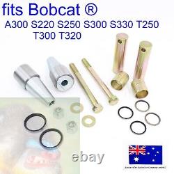 Fits Bobcat Bobtach Pivot Pin Bush Kit 6729358 7139943 6805453 6577954 S330 T250