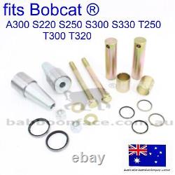 Fits Bobcat Bobtach Pivot Pin Bush Kit 6729358 7139943 6805453 6577954 S330 T250
