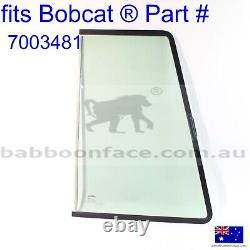 Fits Bobcat Cabin cab LHS Front Glass Window 7003481 T190 T200 T250 T300 T320