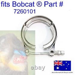 Fits Bobcat Doosan Exhaust Pipe Muffler DOC V Clamp 7260101 S510 S530 S550 S570