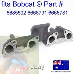 Fits Bobcat Exhaust Manifold & Gaskets Kubota V2003 V2403 S205 T180 T190 337 341