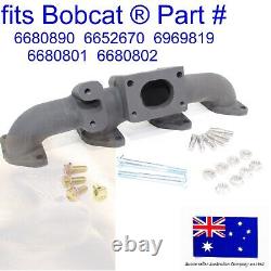 Fits Bobcat Exhaust Manifold Head Turbo Studs Flanged Nuts Bolts S220 S250 S300