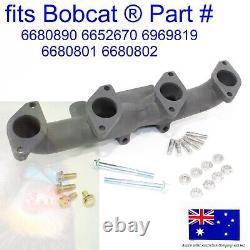 Fits Bobcat Exhaust Manifold Head Turbo Studs Flanged Nuts Bolts S220 S250 S300