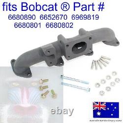 Fits Bobcat Exhaust Manifold Head Turbo Studs Flanged Nuts Bolts S220 S250 S300