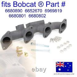 Fits Bobcat Exhaust Manifold Head Turbo Studs Flanged Nuts Bolts S220 S250 S300