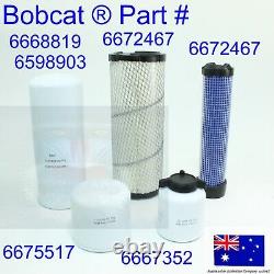 Fits Bobcat Filter Kit 6672467 6672468 6677517 6667352 6668819 E32 E32i E35 E35i