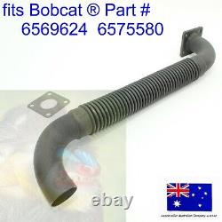 Fits Bobcat Flex Exhaust Pipe & Gasket Muffler Manifold 6569624 643 645 743 1600