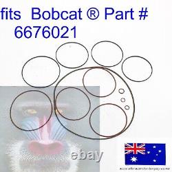 Fits Bobcat Hydraulic Drive Motor Seal Kit 6676021 S250 S300 S630 S650 S740 S750
