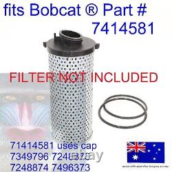 Fits Bobcat Hydraulic Oil Filter Canister Lid Cap 7349796 S450 S510 S530 S550