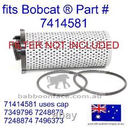 Fits Bobcat Hydraulic Oil Filter Canister Lid Cap 7349796 S450 S510 S530 S550